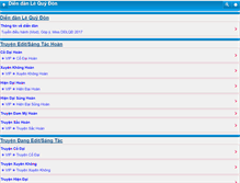 Tablet Screenshot of diendanlequydon.com